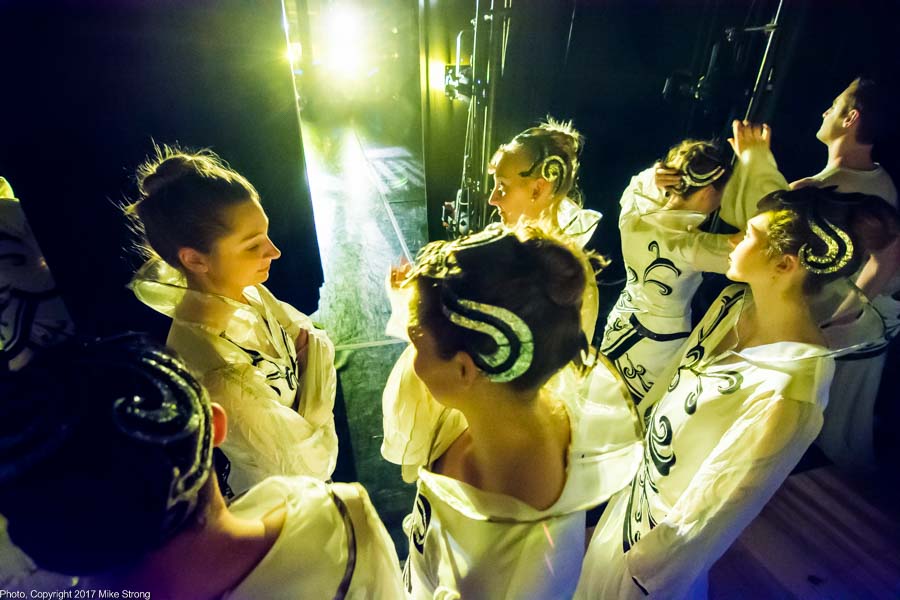 Photo by Mike Strong (KCDance.com) - In the wings. Fusion by Prof Wang Hong-yun and Li Ye